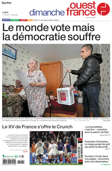 Dimanche Ouest France (Sarthe) - 17 三月 2024