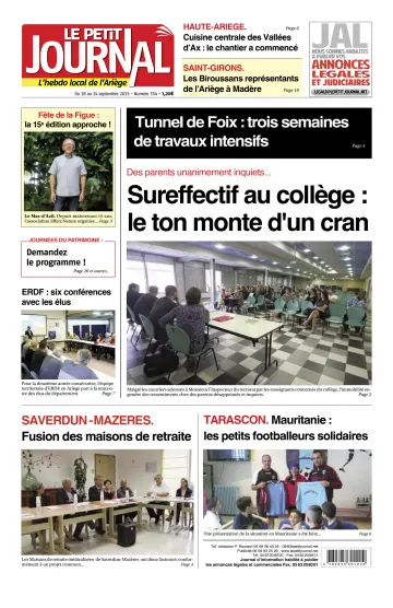 Le Petit Journal - L’hebdo local de l’Ariège - 18 Sep 2015