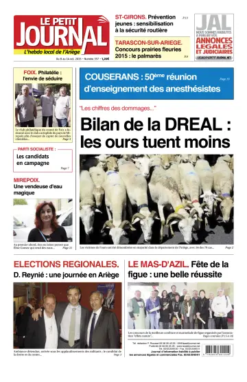 Le Petit Journal - L’hebdo local de l’Ariège - 9 Oct 2015