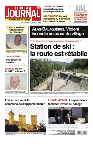 Le Petit Journal - L’hebdo local de l’Ariège - 23 Oct 2015