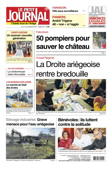 Le Petit Journal - L’hebdo local de l’Ariège - 18 Dec 2015