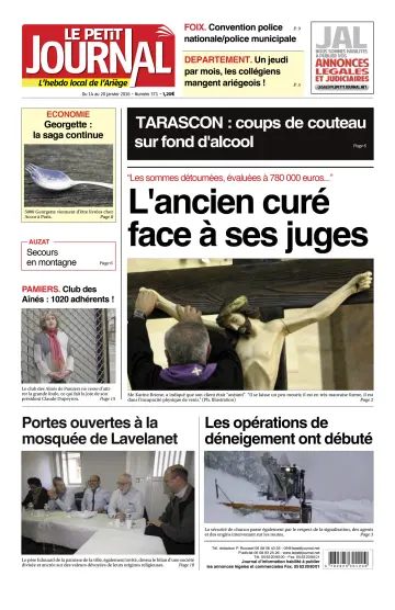 Le Petit Journal - L’hebdo local de l’Ariège - 15 Jan 2016