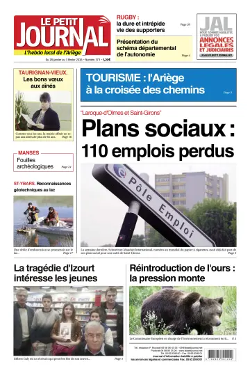 Le Petit Journal - L’hebdo local de l’Ariège - 29 Jan 2016