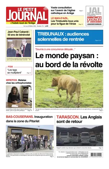 Le Petit Journal - L’hebdo local de l’Ariège - 5 Feb 2016