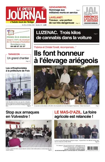 Le Petit Journal - L’hebdo local de l’Ariège - 19 Feb 2016