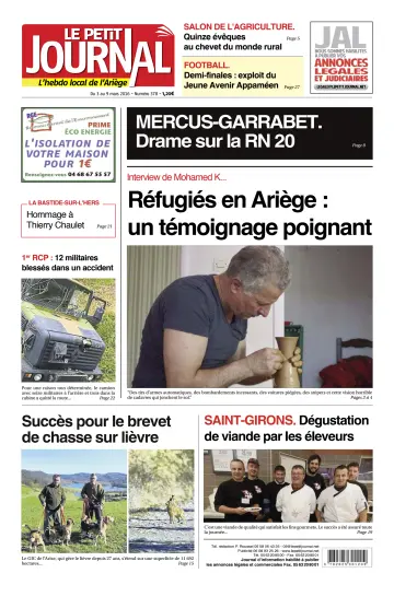 Le Petit Journal - L’hebdo local de l’Ariège - 4 Mar 2016