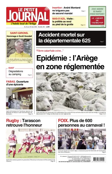 Le Petit Journal - L’hebdo local de l’Ariège - 25 Mar 2016