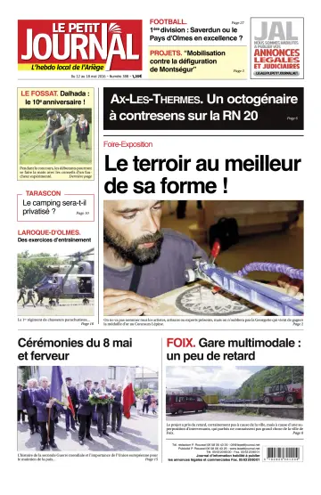 Le Petit Journal - L’hebdo local de l’Ariège - 13 May 2016