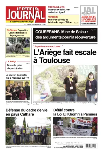 Le Petit Journal - L’hebdo local de l’Ariège - 3 Jun 2016