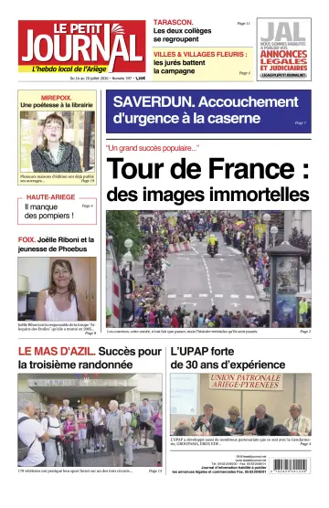Le Petit Journal - L’hebdo local de l’Ariège - 15 Jul 2016