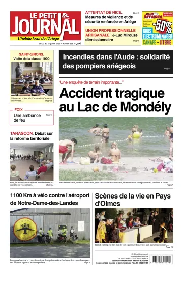 Le Petit Journal - L’hebdo local de l’Ariège - 22 Jul 2016