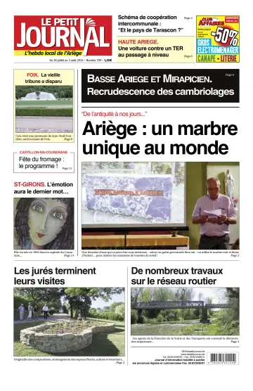 Le Petit Journal - L’hebdo local de l’Ariège - 29 Jul 2016