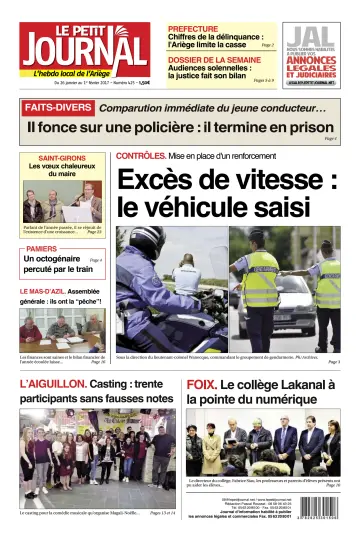 Le Petit Journal - L’hebdo local de l’Ariège - 27 Jan 2017