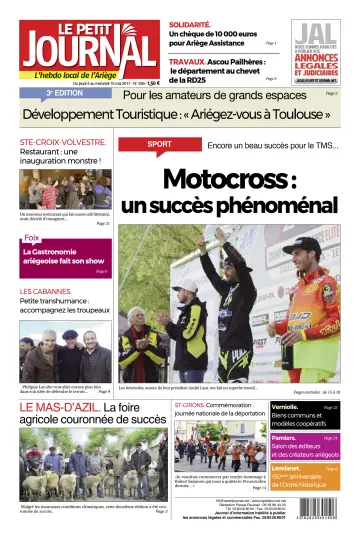 Le Petit Journal - L’hebdo local de l’Ariège - 5 May 2017