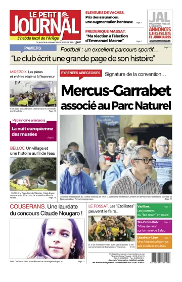 Le Petit Journal - L’hebdo local de l’Ariège - 19 May 2017