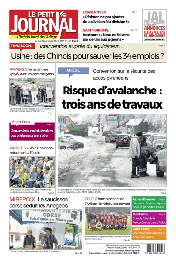 Le Petit Journal - L’hebdo local de l’Ariège - 26 May 2017