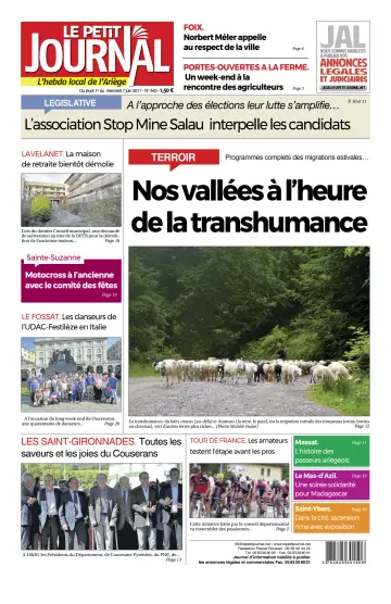 Le Petit Journal - L’hebdo local de l’Ariège - 2 Jun 2017