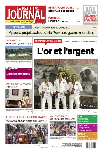 Le Petit Journal - L’hebdo local de l’Ariège - 4 Aug 2017