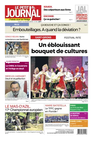 Le Petit Journal - L’hebdo local de l’Ariège - 18 Aug 2017