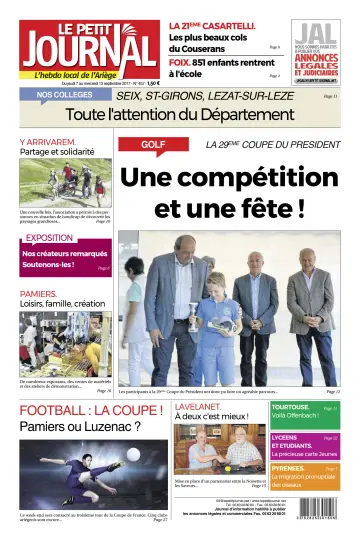 Le Petit Journal - L’hebdo local de l’Ariège - 8 Sep 2017