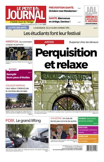 Le Petit Journal - L’hebdo local de l’Ariège - 13 Oct 2017