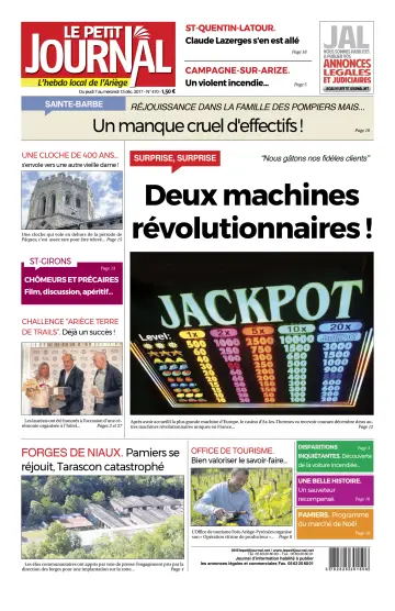 Le Petit Journal - L’hebdo local de l’Ariège - 8 Dec 2017