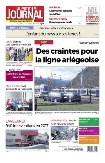 Le Petit Journal - L’hebdo local de l’Ariège - 23 Feb 2018