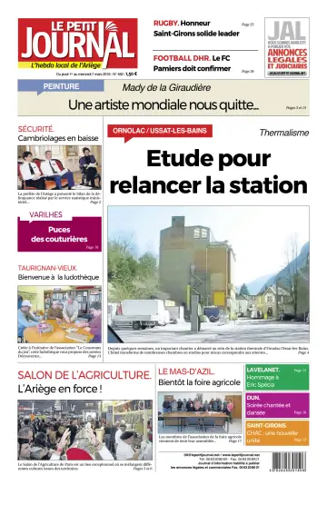 Le Petit Journal - L’hebdo local de l’Ariège - 2 Mar 2018