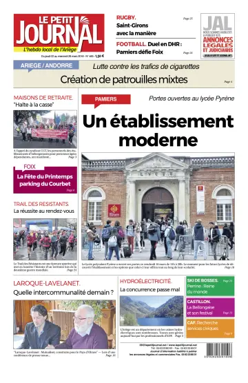 Le Petit Journal - L’hebdo local de l’Ariège - 23 Mar 2018