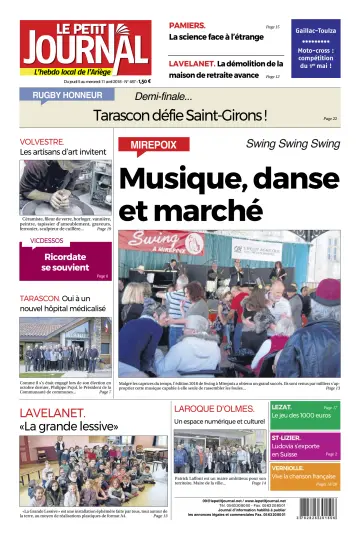 Le Petit Journal - L’hebdo local de l’Ariège - 6 Apr 2018