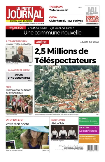 Le Petit Journal - L’hebdo local de l’Ariège - 11 May 2018