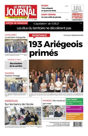Le Petit Journal - L’hebdo local de l’Ariège - 1 Jun 2018
