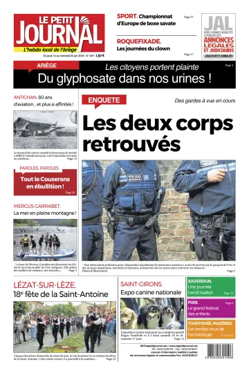 Le Petit Journal - L’hebdo local de l’Ariège - 15 Jun 2018