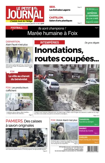 Le Petit Journal - L’hebdo local de l’Ariège - 20 Jul 2018