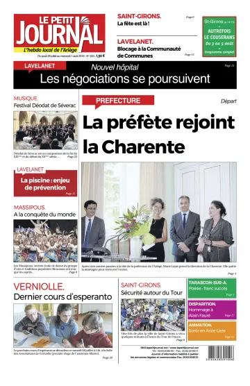 Le Petit Journal - L’hebdo local de l’Ariège - 27 Jul 2018