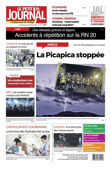 Le Petit Journal - L’hebdo local de l’Ariège - 24 Aug 2018