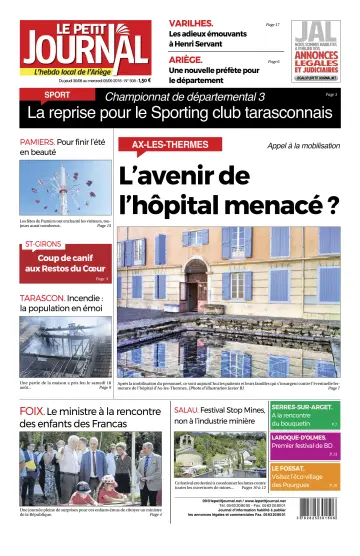 Le Petit Journal - L’hebdo local de l’Ariège - 31 Aug 2018