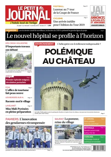 Le Petit Journal - L’hebdo local de l’Ariège - 2 Nov 2018