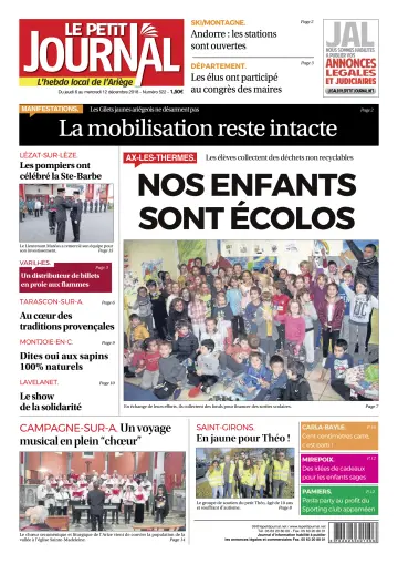 Le Petit Journal - L’hebdo local de l’Ariège - 7 Dec 2018