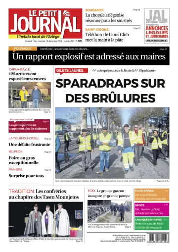 Le Petit Journal - L’hebdo local de l’Ariège - 14 Dec 2018