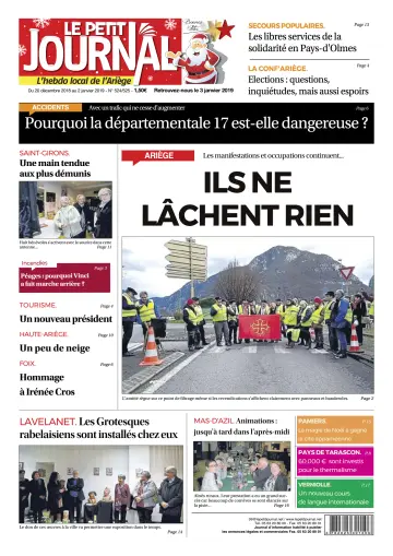 Le Petit Journal - L’hebdo local de l’Ariège - 21 Dec 2018