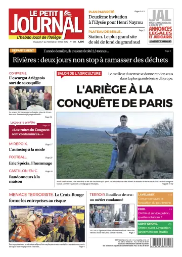 Le Petit Journal - L’hebdo local de l’Ariège - 22 Feb 2019