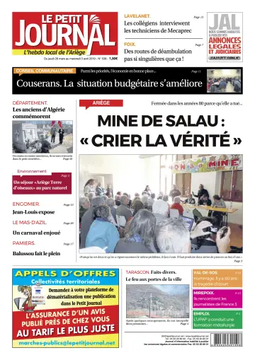 Le Petit Journal - L’hebdo local de l’Ariège - 29 Mar 2019