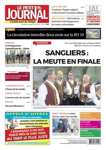 Le Petit Journal - L’hebdo local de l’Ariège - 5 Apr 2019