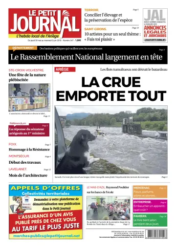 Le Petit Journal - L’hebdo local de l’Ariège - 31 May 2019