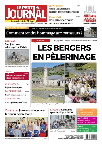 Le Petit Journal - L’hebdo local de l’Ariège - 28 Jun 2019