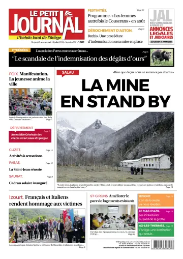 Le Petit Journal - L’hebdo local de l’Ariège - 5 Jul 2019