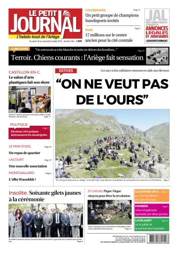Le Petit Journal - L’hebdo local de l’Ariège - 19 Jul 2019