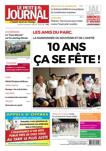 Le Petit Journal - L’hebdo local de l’Ariège - 16 Aug 2019