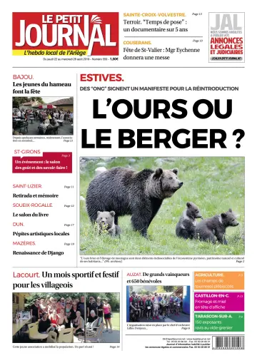Le Petit Journal - L’hebdo local de l’Ariège - 23 Aug 2019